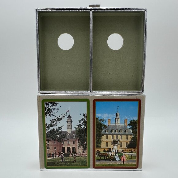 Vintage Double Deck Colonial Williamsburg Congress Playing Cards / Cards Sealed - Picture 8 of 11